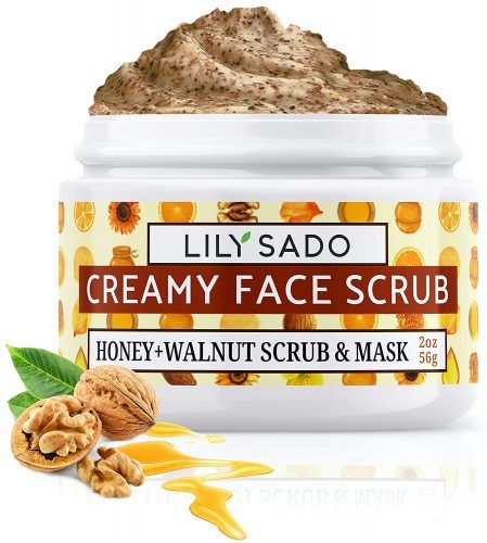 LILY SADO HONEY WALNUT Creamy Face Scrub